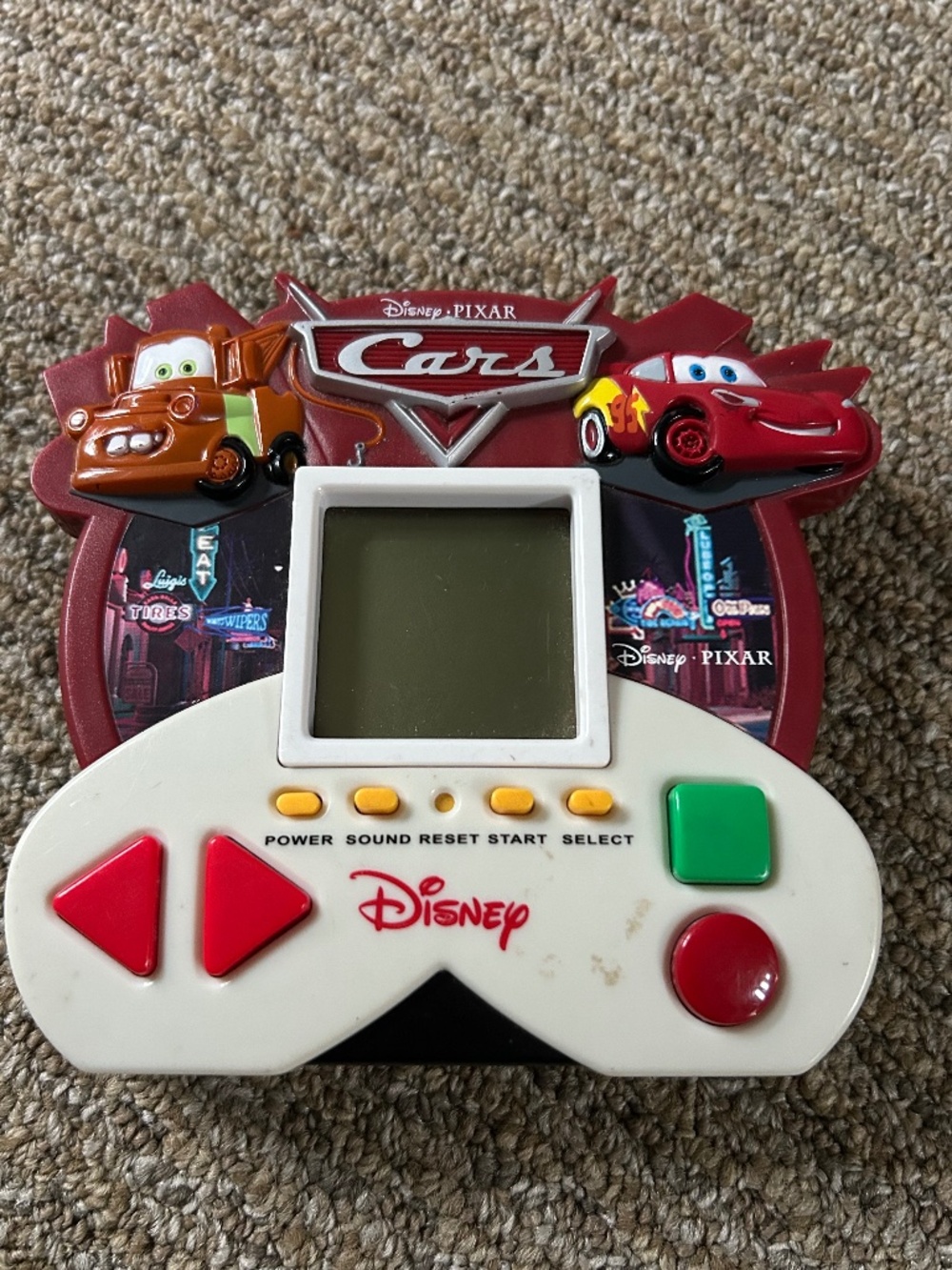 Vintage Disney Pixar Cars Handheld Electronic Game 2007